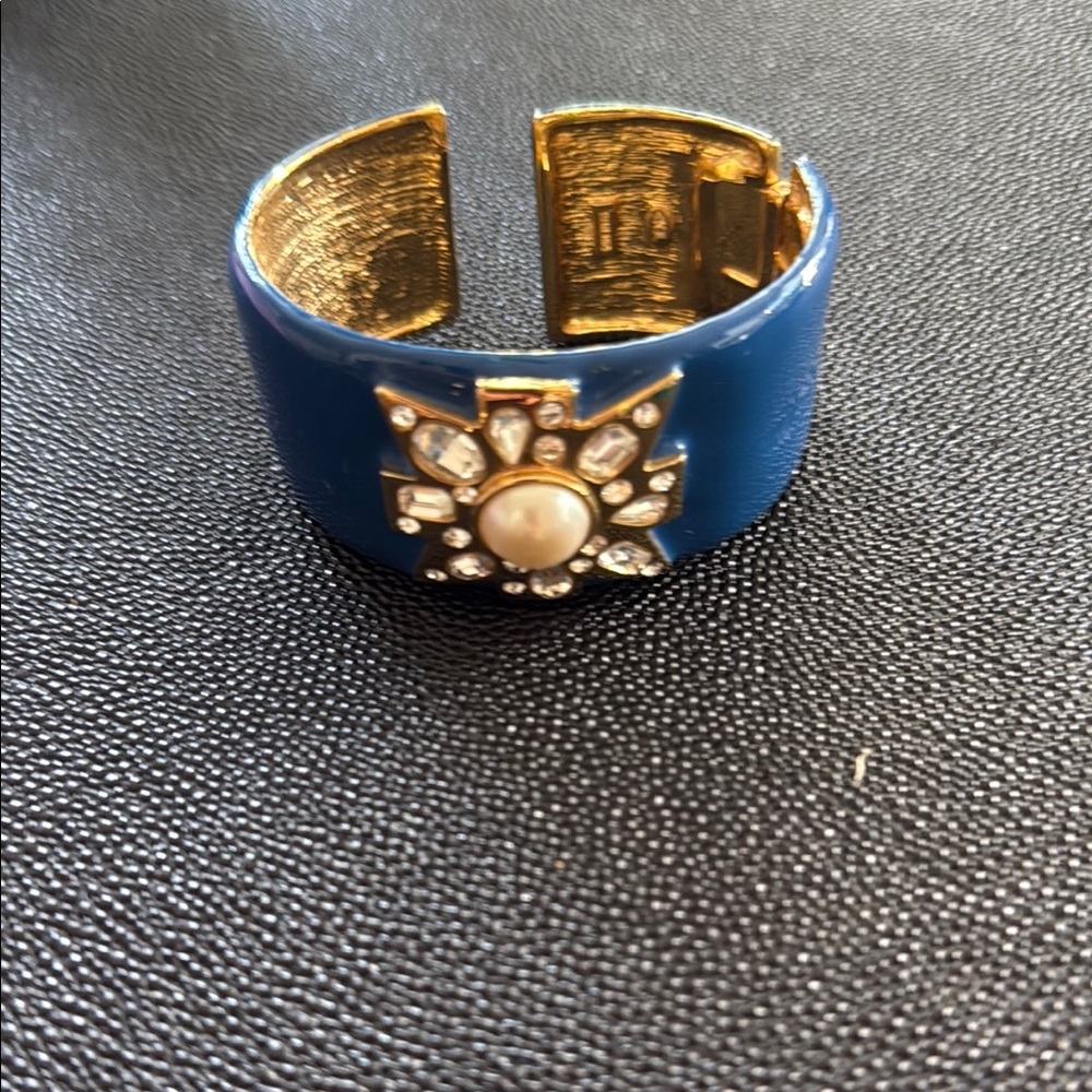 Kenneth Jay Lane Hinged Cuff Bracelet. Mint condition.